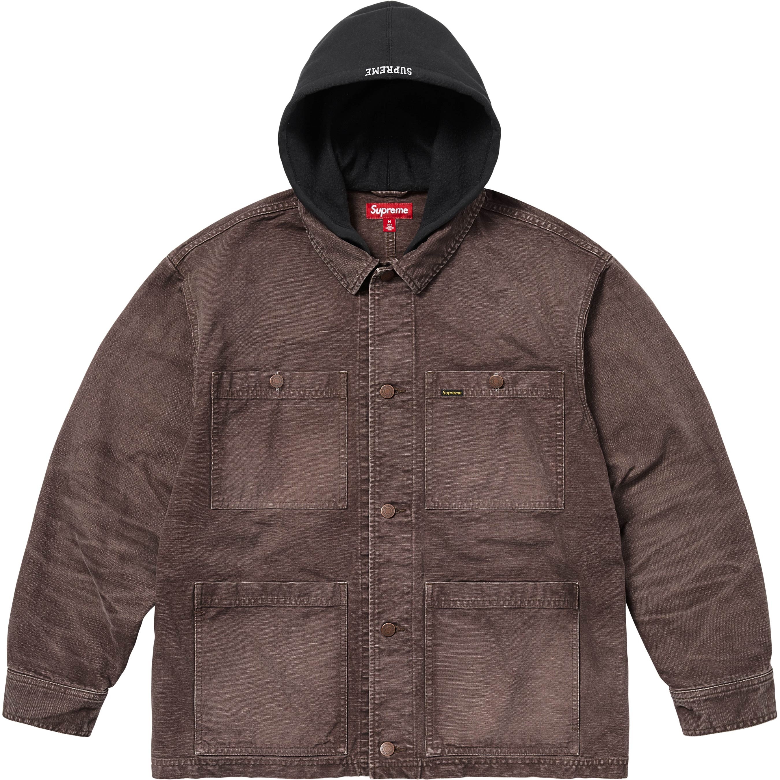 Worn Hooded Chore Coat view 8